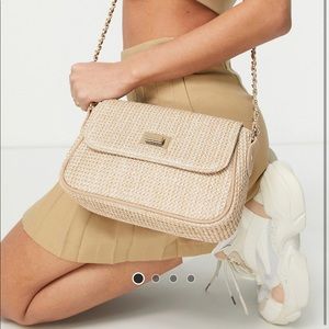 Asos Rattan Style Cross Body Purse